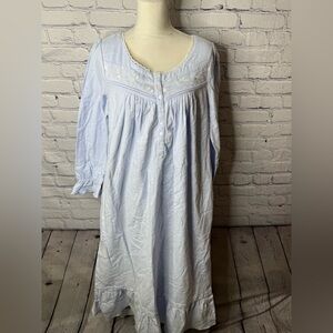 NWT Eileen west powder petal dream fleece night gown small